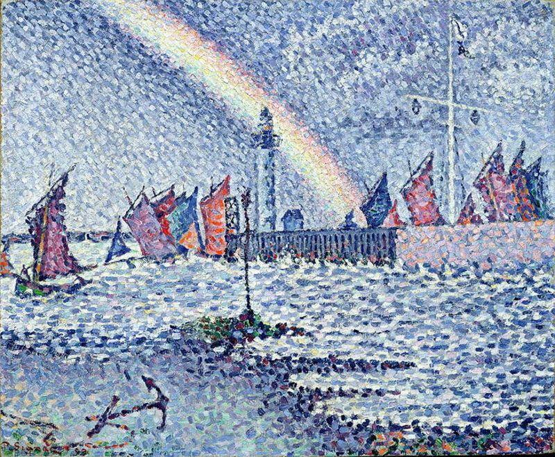 Paul Signac Entrance to the Port of Honfleur Germany oil painting art